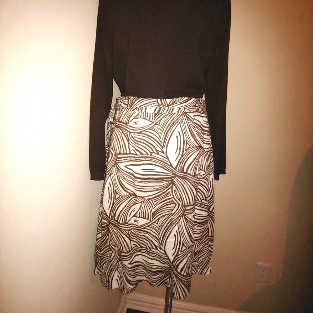 🔴 Talbots Linen Skirt